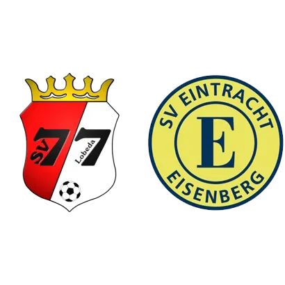 (1M) SV Lobeda 77 <span class="nowrap bold mx-1">2 : 0</span> Eintracht Eisenberg II