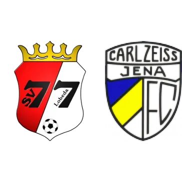 (D) SV Lobeda 77 <span class="nowrap bold mx-1">0 : 7</span> FC Carl Zeiss Jena III