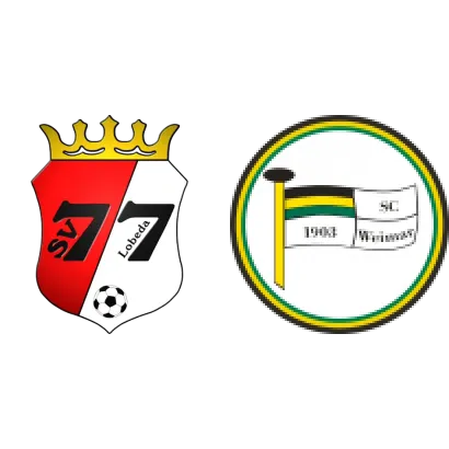 (D2) SV Lobeda 77 II <span class="nowrap bold mx-1">6 : 2</span> SC 1903 Weimar III