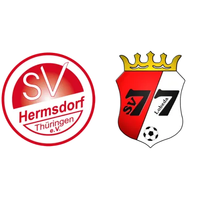 (1M) SG Hermsdorf <span class="nowrap bold mx-1">3 : 7</span> SV Lobeda 77