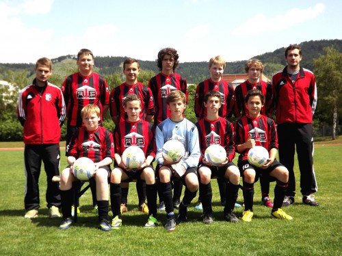 C-Junioren mit neuem Spielgerät