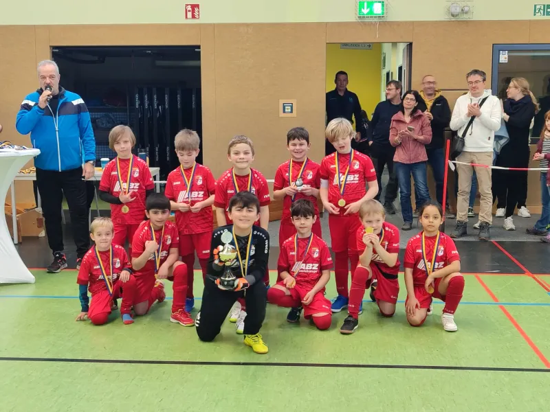 Unsere F2 beendet erfolgreich die Hallenturnierserie bei der BSG Chemie Kahla