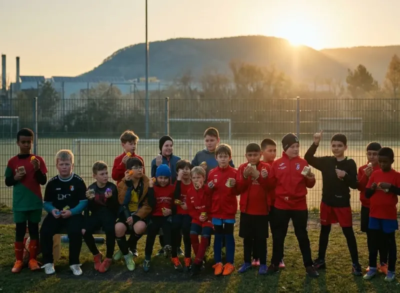 Ostereier-Spezialkommando E-Jugend 🕵️‍♀️⚽: Nach Ball-Ballern ging die Suche los