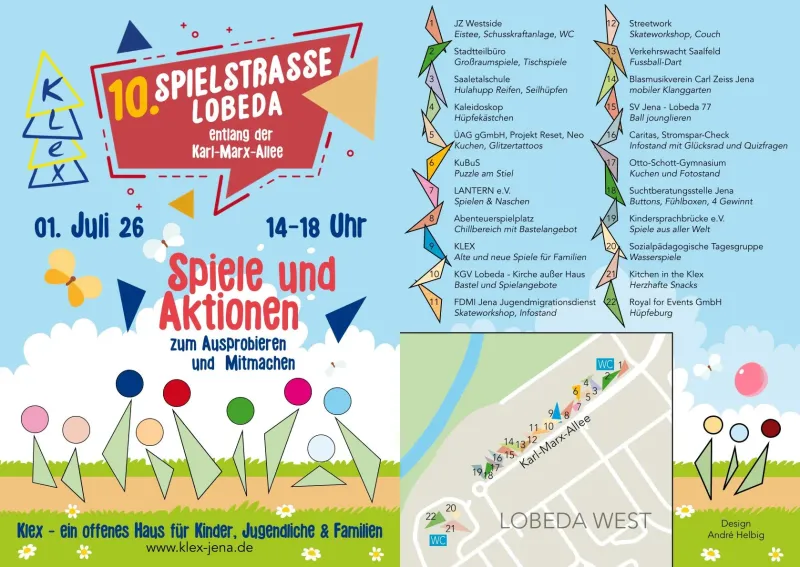 10. Spielstrasse in Lobeda