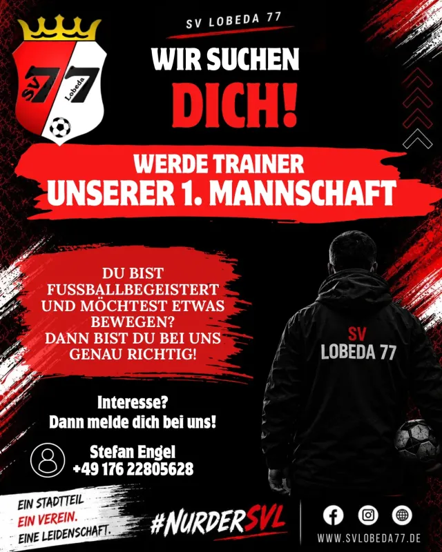 ⚽ Wir suchen Dich! ⚽️