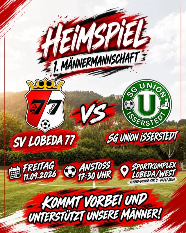 ⚽️ HEIMSPIEL AM FREITAG!⚽️