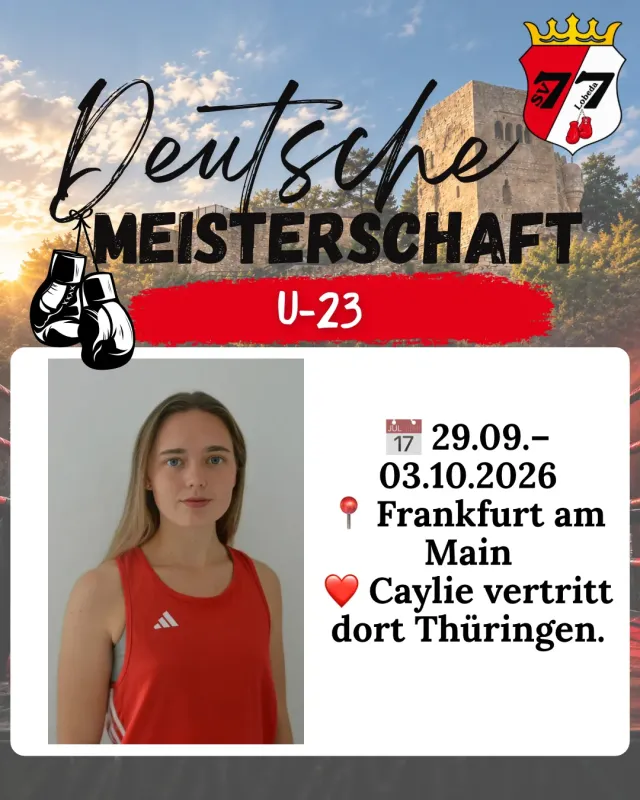 🥊Auf geht’s zur U23-DM🥊