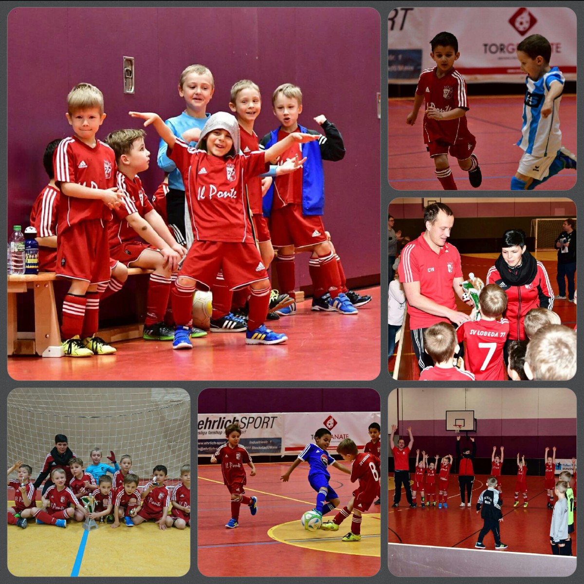 G-Junioren beschenken sich vor Weihnachten selbst....