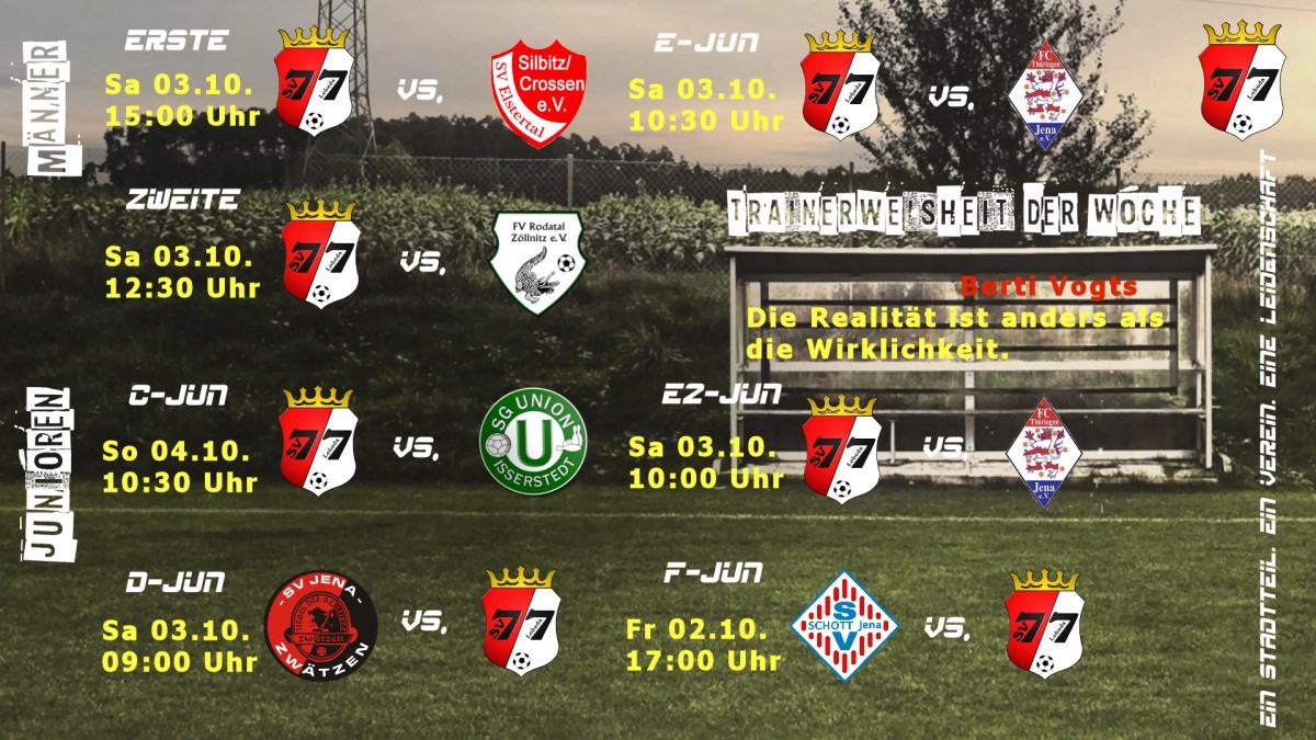 Spielvorschau 02.10.2020