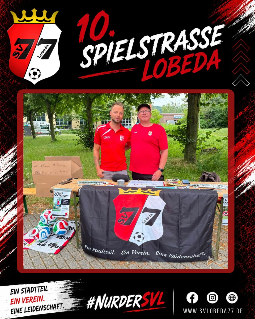 SV Lobeda 77 bei der 10. Spielstraße Lobeda