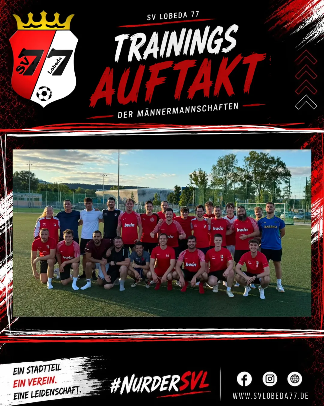 Trainingsauftakt der Männermannschaften