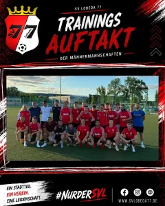Trainingsauftakt der Männermannschaften