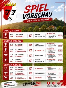 ⚽️ Unsere Spiele am Wochenende! ⚽️