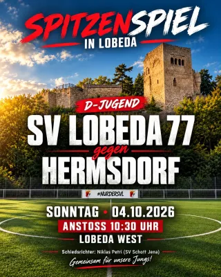 (D) Spitzenspiel in Lobeda West – unsere Jungs fordern den Tabellenführer!